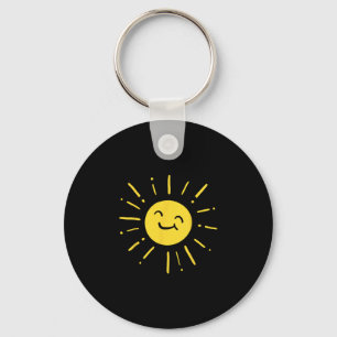 Sunshine Sun Smiling Cute Lovely Summer Love Vacat Key Ring