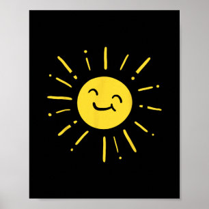 Sunshine Sun Smiling Cute Lovely Summer Love Vacat Poster