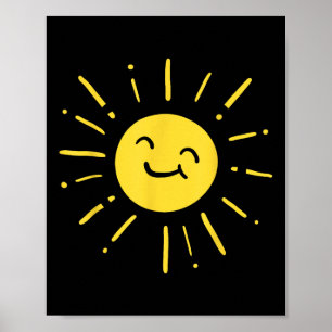 Sunshine Sun Smiling Cute Lovely Summer Love Vacat Poster