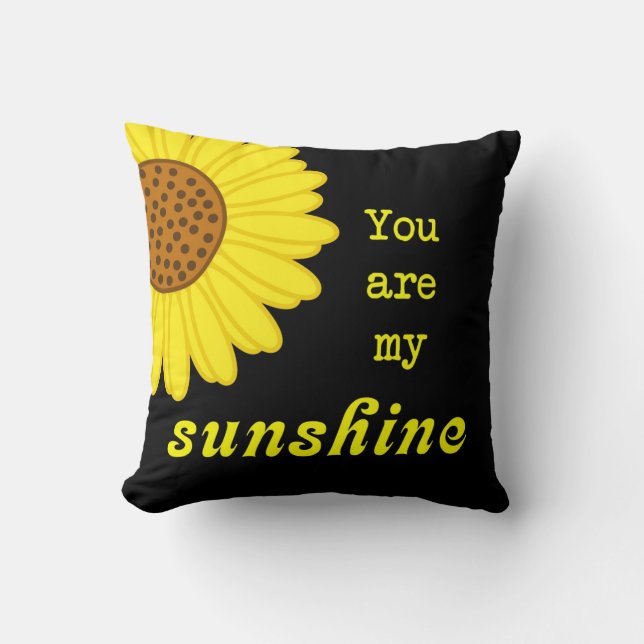 Sunshine Sunflower Cushion (Front)