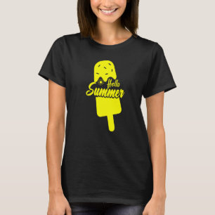 Sunshine Sunglass Vacation Ice Lolly Hello Summer T-Shirt