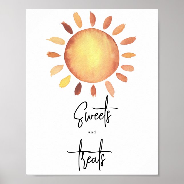 Sunshine Sweets and treats Poster (Front)