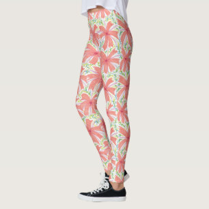 Sunshine Tropical Flower Leggings