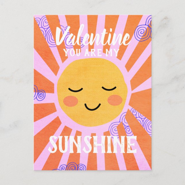 Sunshine Valentine Holiday Card (Front)