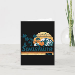 Sunshine Vibes Group Matching Family Vacation Summ Card