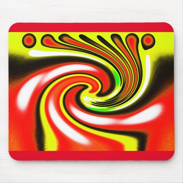 Sunshine wave art mouse mat (Front)
