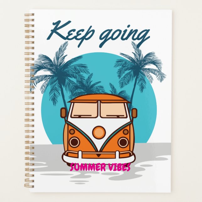 Sunshine & Waves: The Ultimate Summer Memor Planner (Front)
