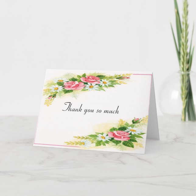 Sunshine Wedding Thank You Card (Front)