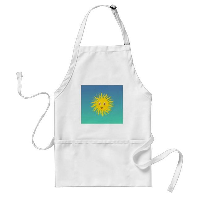 Sunshine With Circular Lines Standard Apron (Front)