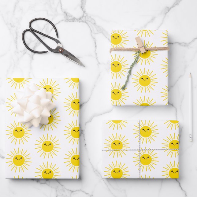 Sunshine Wrapping Paper Sheet (Front)