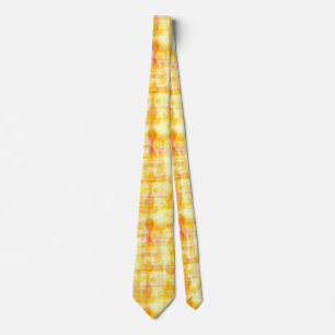 Sunshine yellow and orange tie