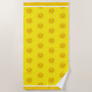Sunshine Yellow Beach Towel