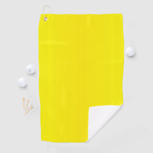 Sunshine Yellow Golf Towel
