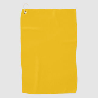 Sunshine Yellow Solid Colour Golf Towel