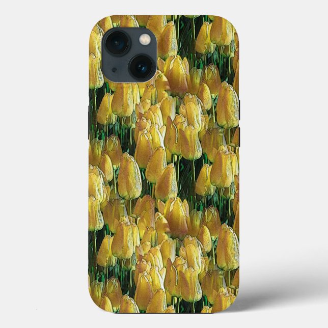Sunshine Yellow Tulips Case-Mate iPhone Case (Back)