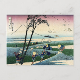 Sunshu Ejiri, 36 views of Mount Fuji. Hokusai Postcard
