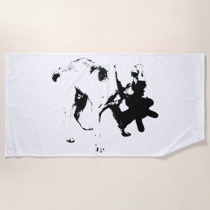 Sunside Labrador – Playful Energy Beach Towel