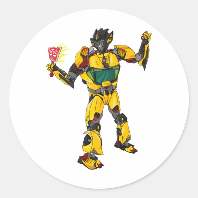 Sunstreaker Transformers Design Sticker  (Front)
