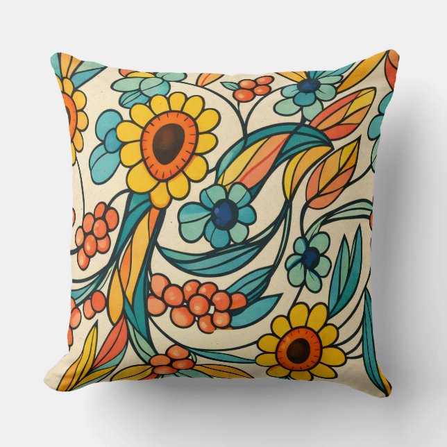 Sunstream Bloom Cushion (Front)