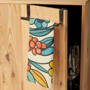 Sunstream Bloom Tea Towel