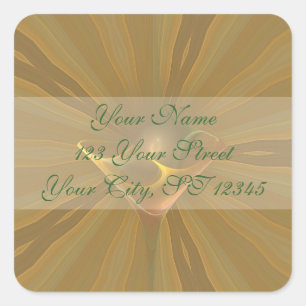 Suntini Faery Martini Art Square Sticker