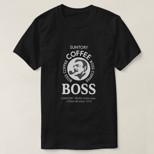 suntory boss Fitted Scoop T-Shirt (Design Front)