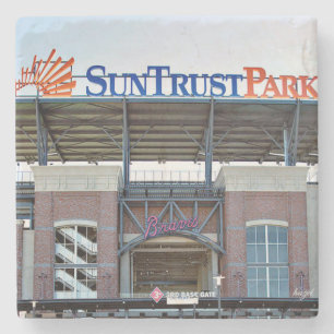 SunTrust Field, Atlanta Baseball Stone Coaster