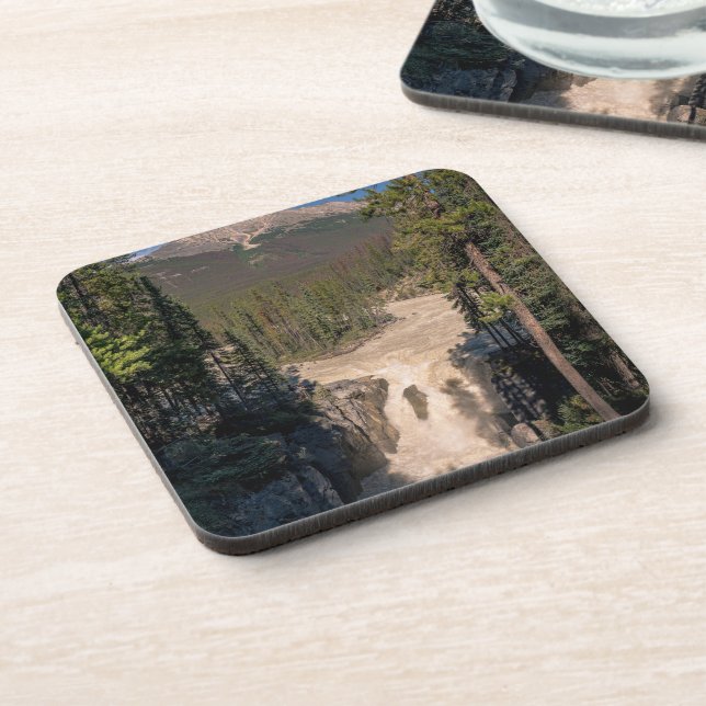 Sunwapta Falls, Waterfall Photography Coaster (Left Side)