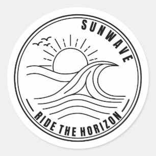 Sunwave Classic Round Sticker