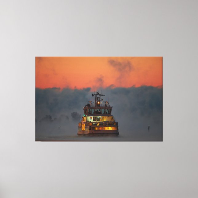 Suomelinna ferry Helsinki Canvas Print (Front)