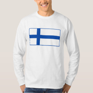 Suomen lippu t-paita - The Flag of Finland T-Shirt