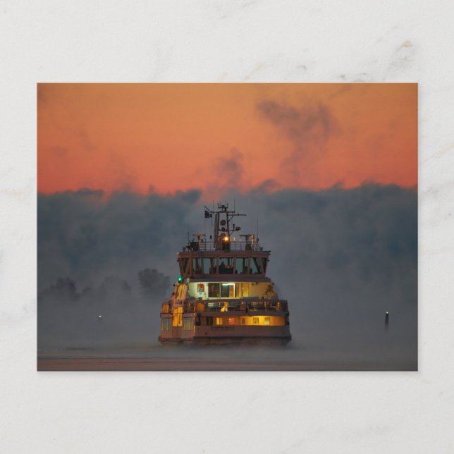 Suomenlinna ferry souvenir postcard (Front)