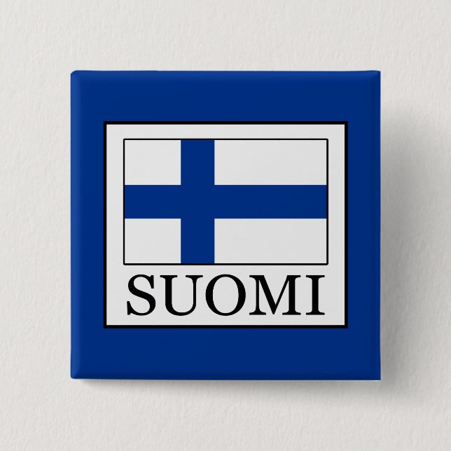Suomi 15 Cm Square Badge (Front)