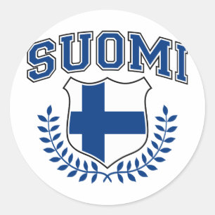 Suomi Classic Round Sticker