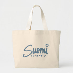 Suomi Finland 4 Large Tote Bag