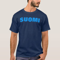 SUOMI (Finland) Blue on Blue T