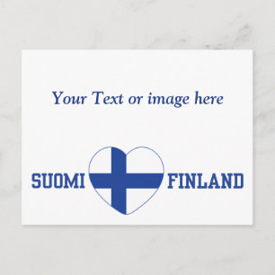 SUOMI FINLAND custom postcard