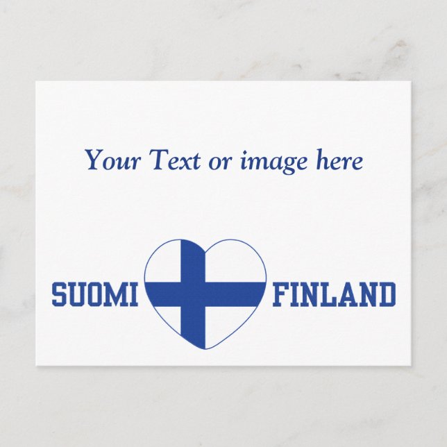 SUOMI FINLAND custom postcard (Front)