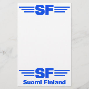 Suomi Finland stationary, customisable Stationery