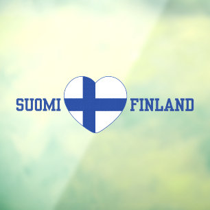 SUOMI FINLAND WINDOW CLING