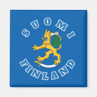 Suomileijona – Suomi-Finland – jääkaappimagneetti Magnet