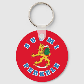 Suomileijona - Suomi-Perkele - avaimenperä Key Ring