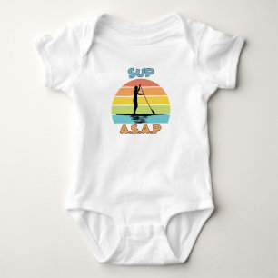 SUP ASAP Stand Up Paddling Baby Bodysuit