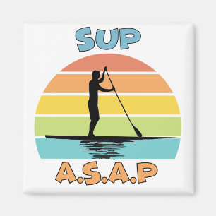 SUP ASAP Stand Up Paddling Magnet