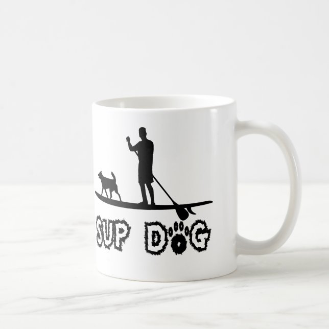 SUP Dog (Dude) Coffee Mug (Right)