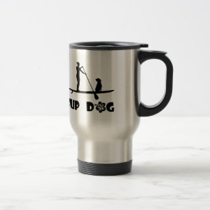 SUP Dog Sitting Travel Mug