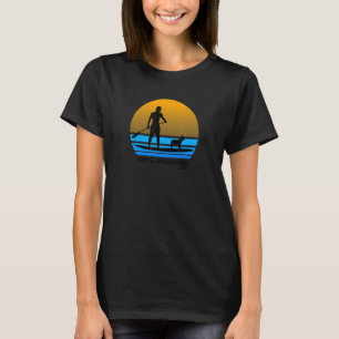 Sup & Frenchie Life Mens Standup Paddleboarding T-Shirt