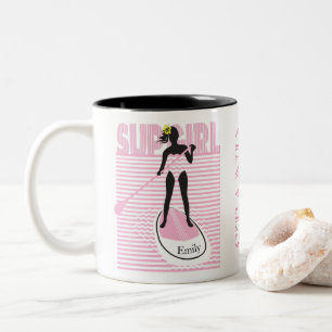 SUP Girl Two-Tone Coffee Mug