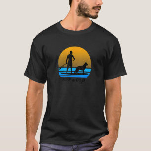 Sup & Gsd Life Mens Standup Paddleboarding German T-Shirt