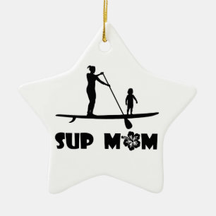 SUP Mum Ceramic Tree Decoration